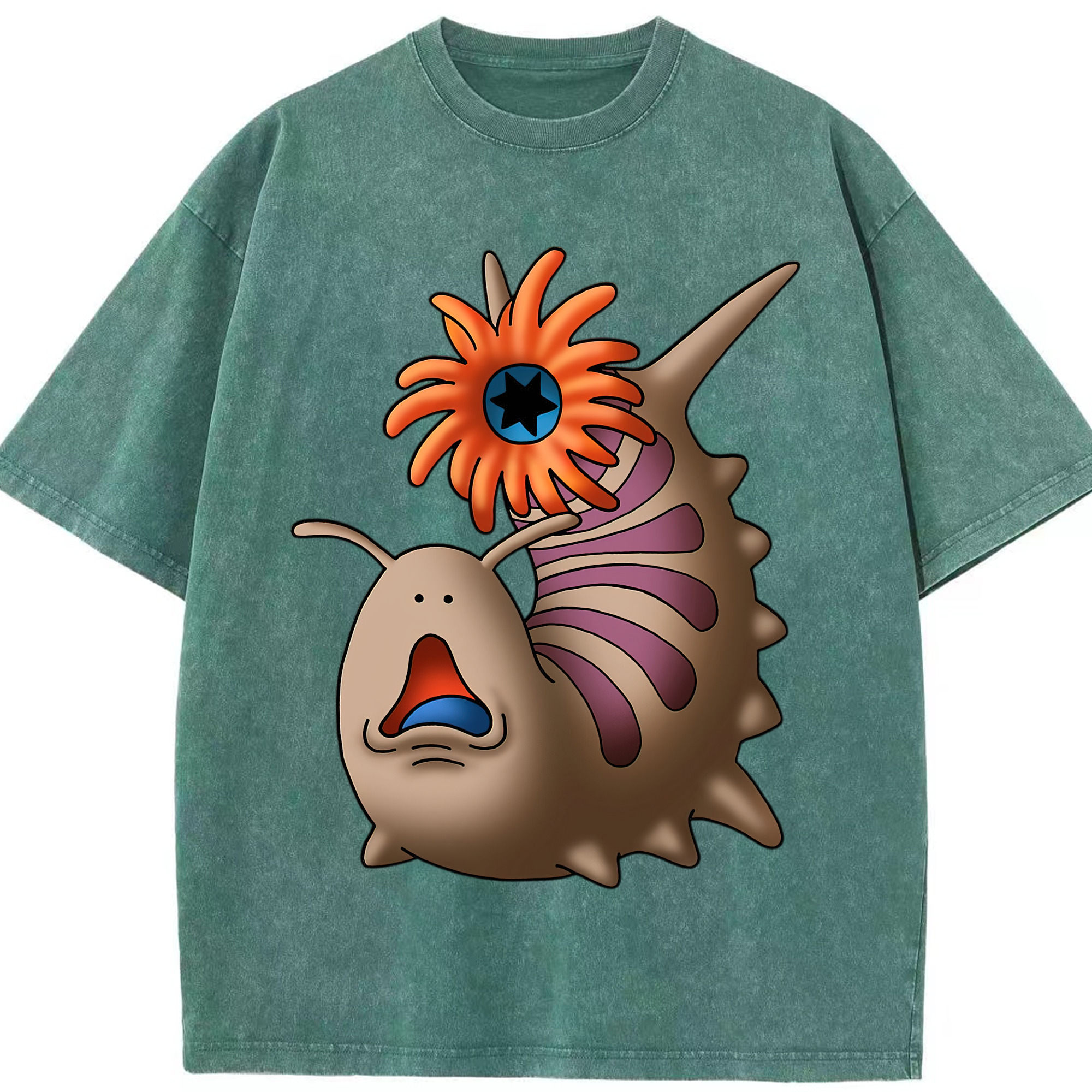 （画像用） ドラゴンクエスト Doragon Kuesuto Dragon Quest 綿100% ヴィンテージ風 半袖Tシャツ（フロントプリント）